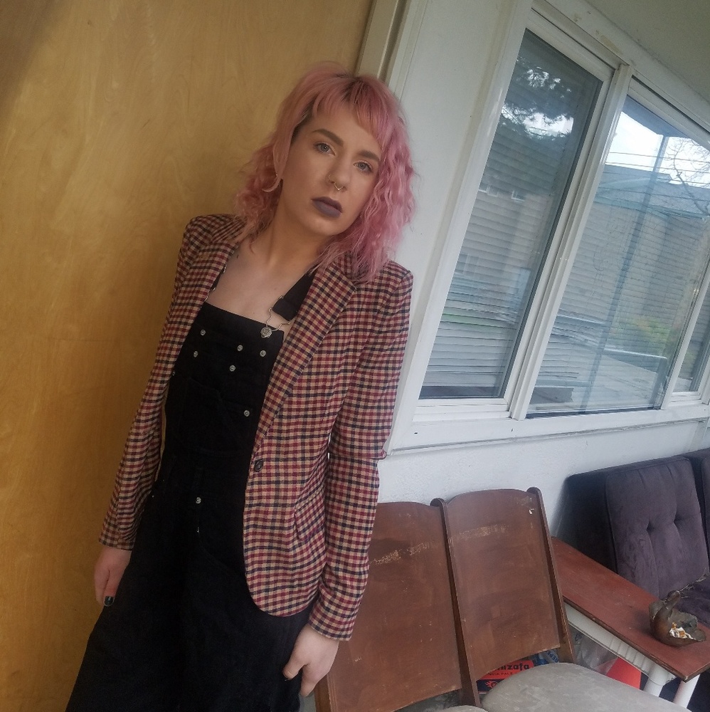 Plaid Blazer